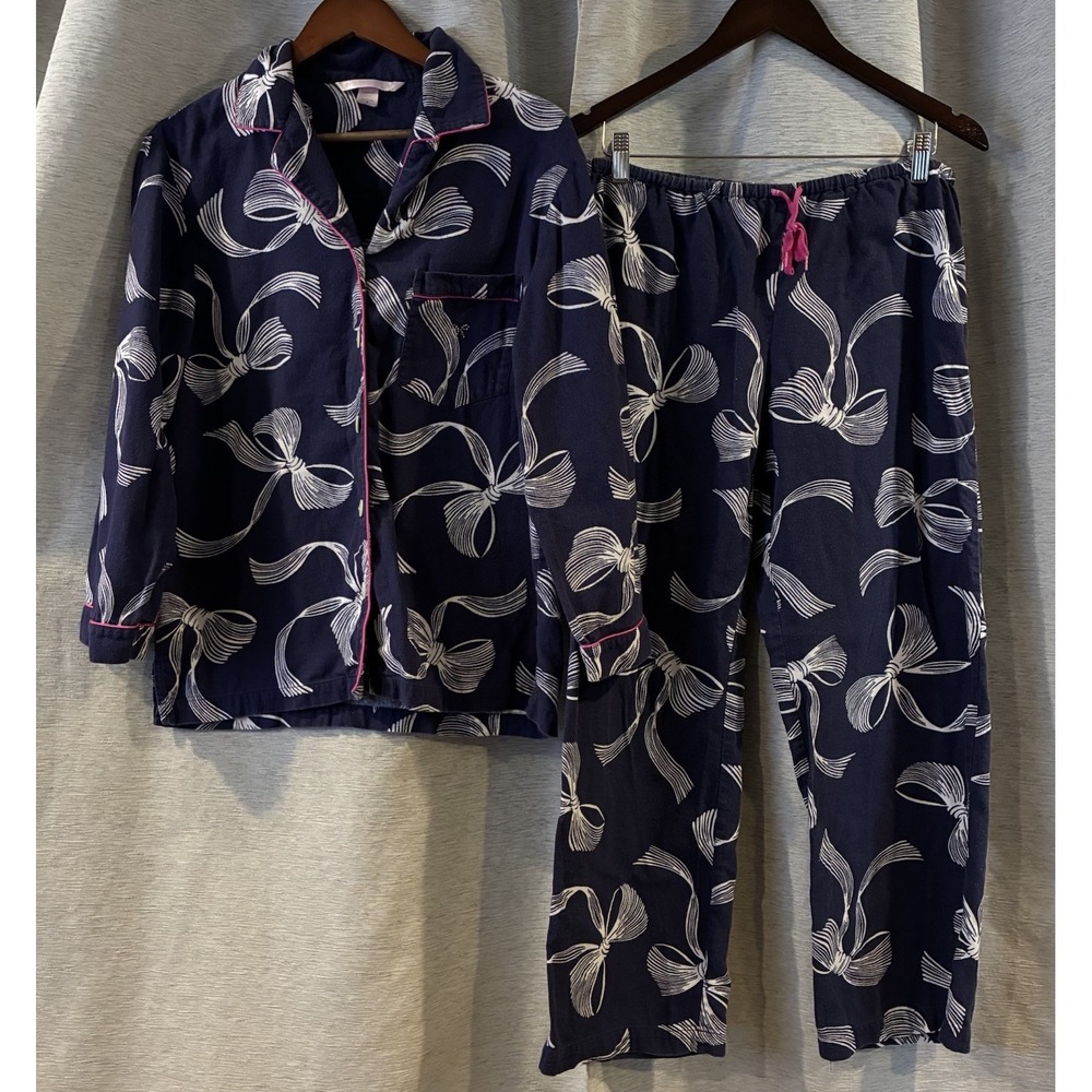 Vintage Victoria Secret Bow Pajamas Y2K Size Small